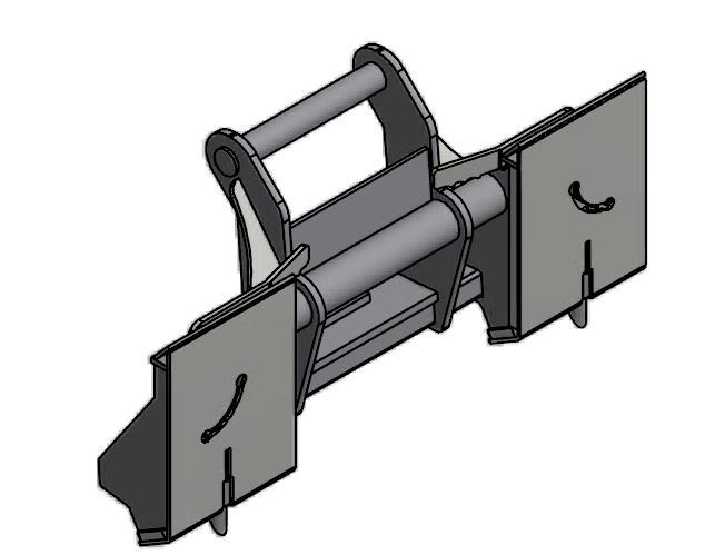 Adapter Conversion Mounts For Skid Steer Mustang Gehl New Holland